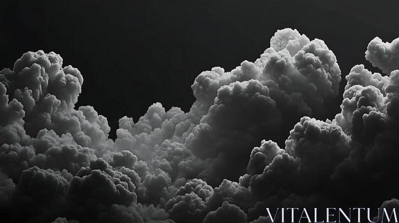 Billowing Clouds: A Study in Light and Shadow