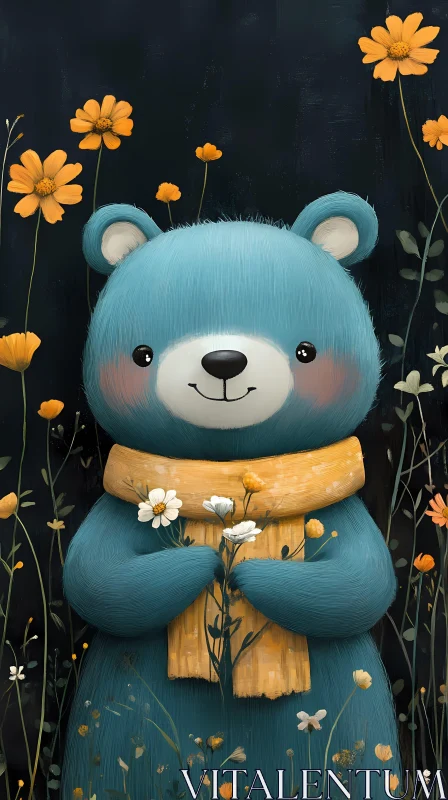 Adorable Bear Illustration