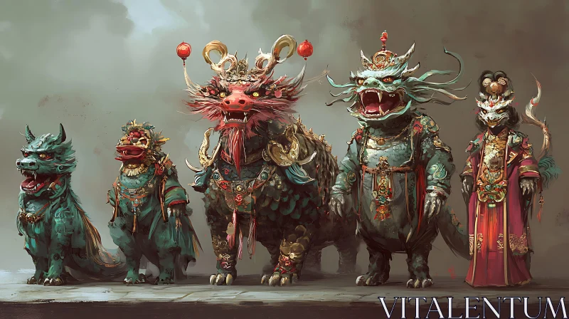 Guardians of the Realm Dragon Art