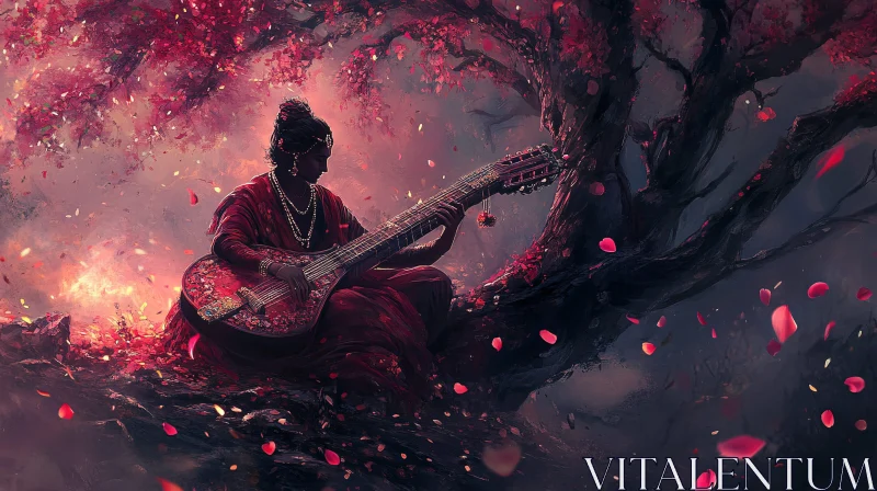 Woman with Guitar