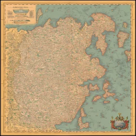 Antique Geographical Map