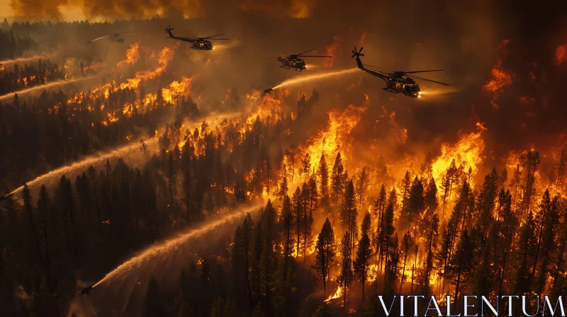 Aerial Firefighting in Action