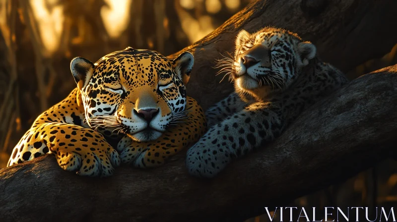 Wildlife Serenity with Leopards