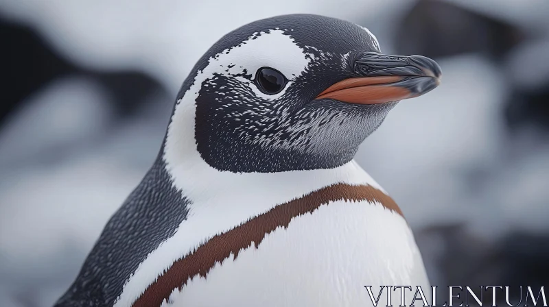Penguin Portrait Capturing Elegance
