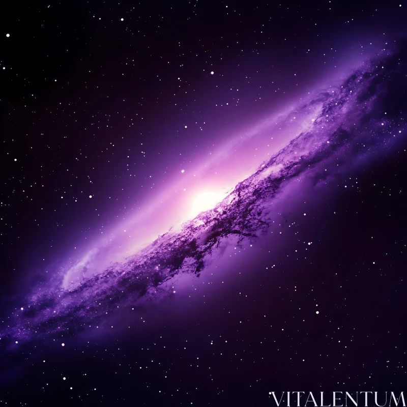 Cosmic Violet Nebula