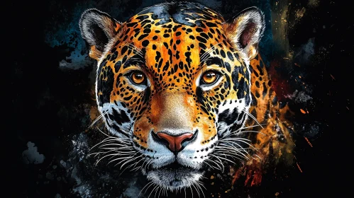 Jaguar Art - Wild and Abstract