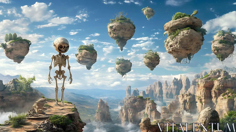 Floating Islands and Skeletal Guardian