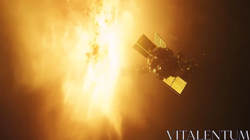 Spacecraft among Golden Stars