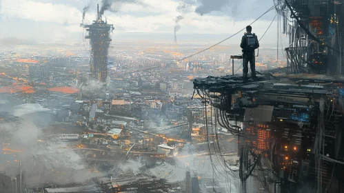 Post-Apocalyptic City View