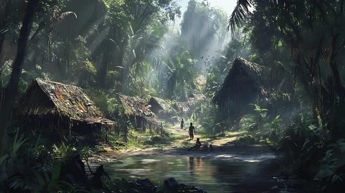 Tropical Forest Huts