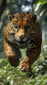 Jungle Predator on the Move