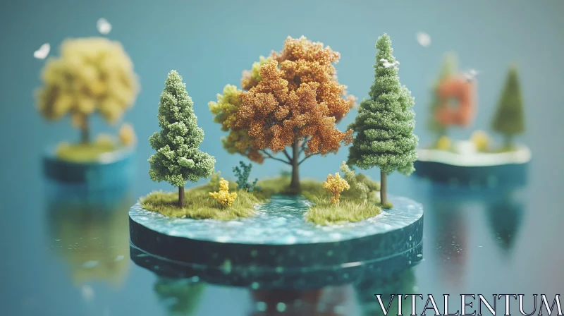 Miniature Tree Island