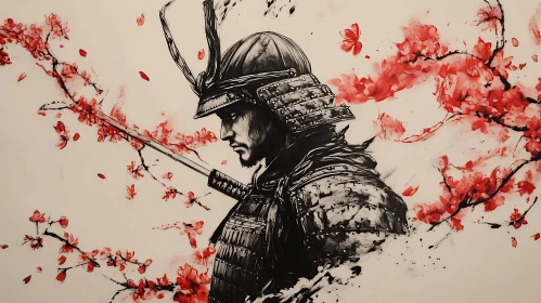 Warrior in Bloom: A Samurai's Resolve