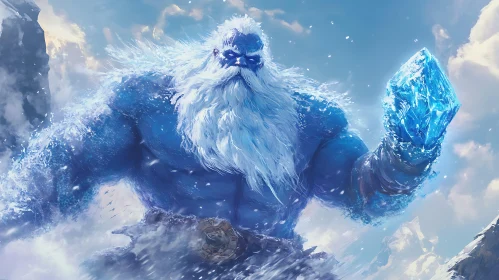 Frozen Giant with Crystalline Power