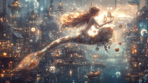 Mechanical Mermaid in Urban Fantasy