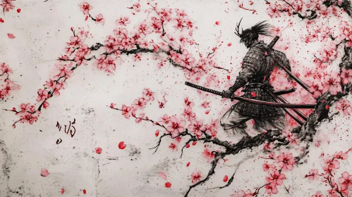 Warrior Among Flowers: A Samurai Portrait