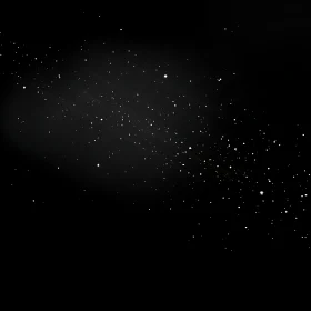 Infinite Cosmos: Stars on Black Backdrop