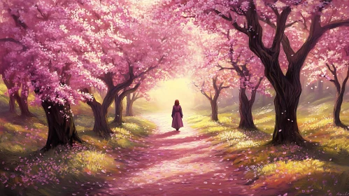 Pink Blossom Pathway