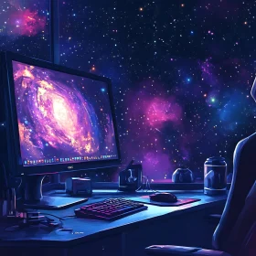 Starry Night Computer Setup