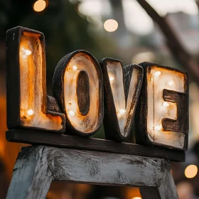 Vintage Love Letters Decoration