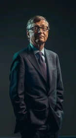 Bill Gates Professional Portrait