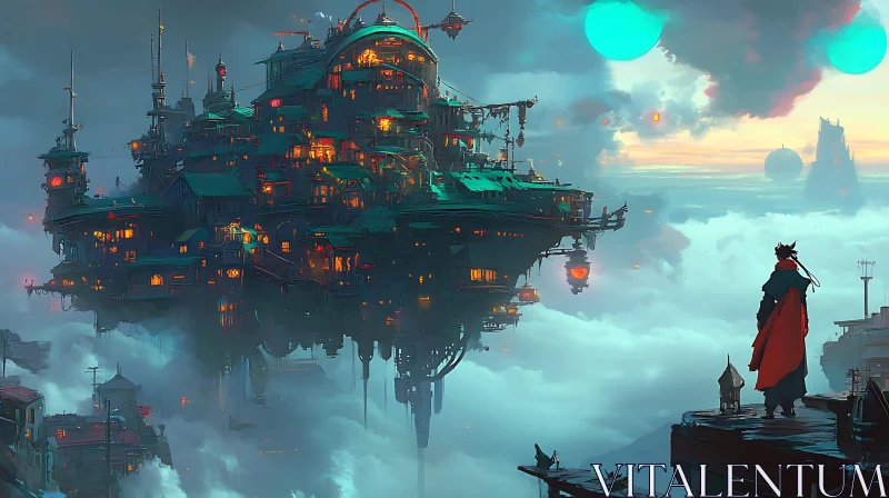 Ethereal Metropolis in the Clouds