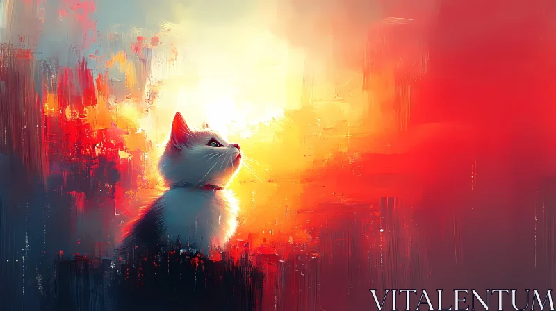 Artistic Cat at Dusk