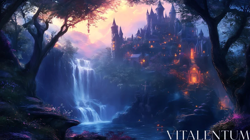 Fantasy Castle Landscape