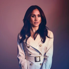 Meghan Markle's Poised Fashion Portrait