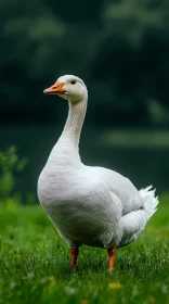 Majestic Goose in Natural Habitat