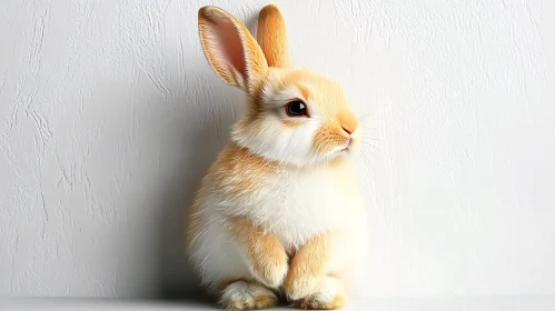 Charming Cream-Colored Rabbit