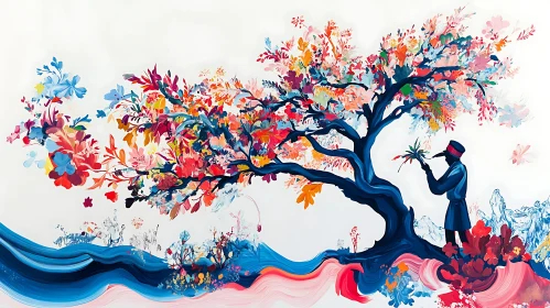 Abstract Tree with Figure
