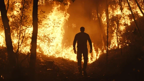 Blazing Forest Fire