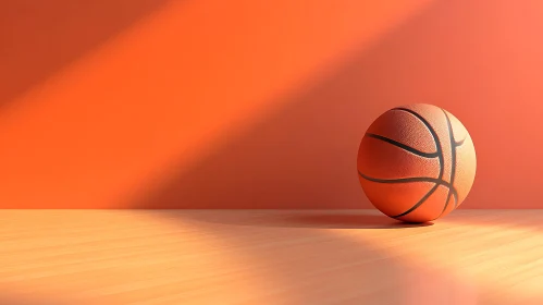 Orange Hues: A Basketball Composition