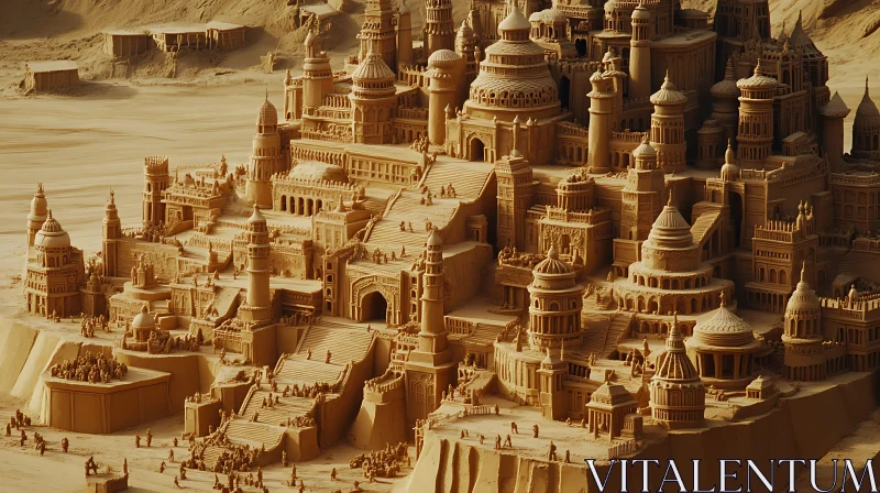 AI ART Ephemeral Sand Architecture