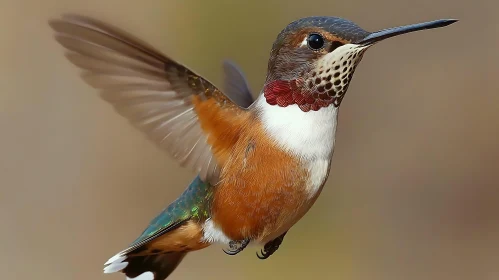 Rufous Hummingbird Portrait