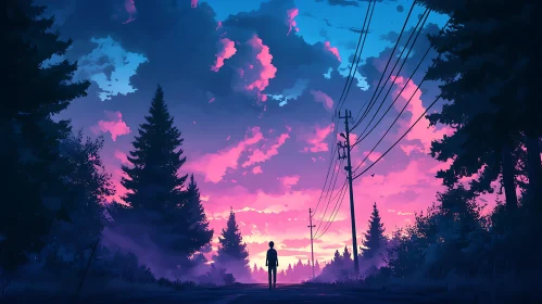 Silhouette at Sunset
