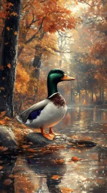 Autumn Forest Duck