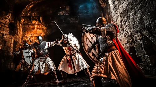 Medieval Knights Ready for War