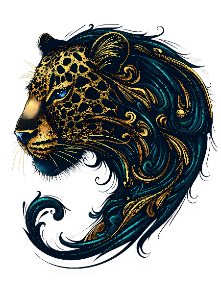 POD Design Leopard Art T-Shirt