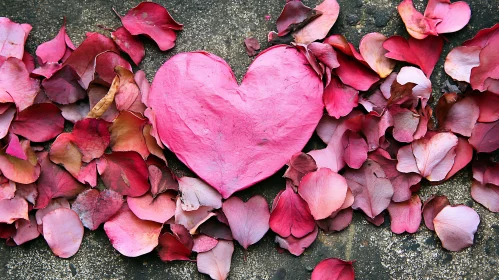 Fallen Leaves Heart: A Symbol of Love