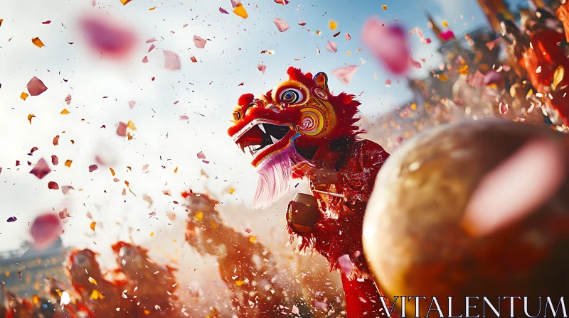 AI ART Chinese New Year Dragon Dance Spectacle