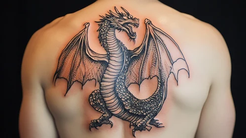 Dragon Ink Art Tattoo Design