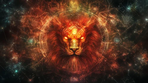 Fiery Lion of the Cosmos