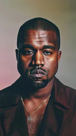 Kanye West Fashion Portrait