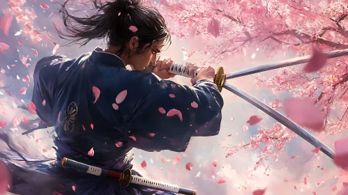 Katana and Cherry Blossoms: A Samurai's Tale