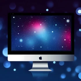 Galaxy Display on a Modern Desktop Monitor