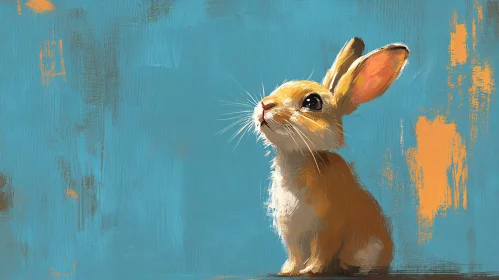 Adorable Bunny Painting