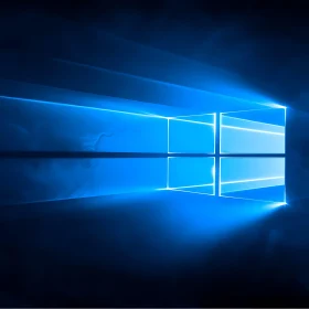 Illuminated Windows Logo Representation
