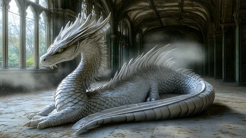 Dragon in Old Castle